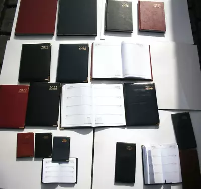 £0.99 • Buy 2022 A7/Slim/A4/A5/A6 Diary Day To Page Or Week To View Desk Hard Backed Diary