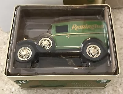 1928 Remington Ford Model A Panel Delivery Diecast Lockable Bank New In Tin NIB • $29.99