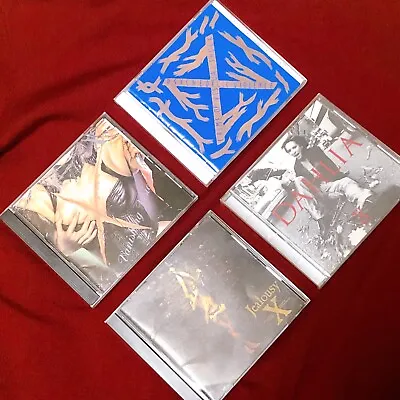 X JAPAN LOt Of 4 CDs Vanishing Vision / BLUE BLOOD / Jealousy / DAHLIA  Yoshiki • $109.99