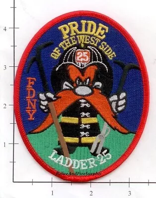 New York City Fire Dept Ladder 25 Patch Yosemite Sam Manhattan • $4.99