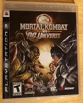 Mortal Kombat Vs. DC Universe Greatest Hits PS3 PlayStation 3 Game With Manual • $9.99