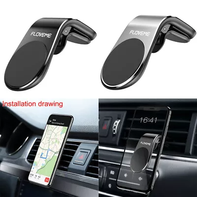 Magnetic Phone Holder Air Vent Mount Bracket For Mobile Phone Car Accessories • $8.99