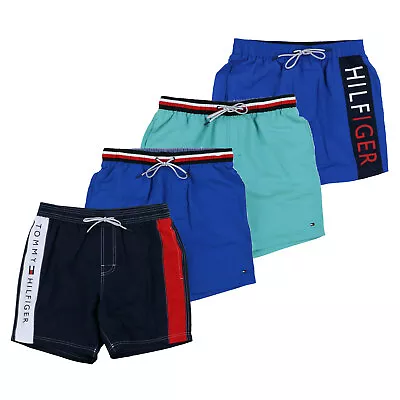 Tommy Hilfiger Mens Swim Trunks Bathing Suit Drawstring Swimwear Logo New Nwt • $35.99