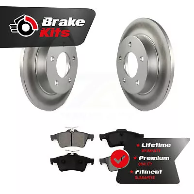 Rear Coat Disc Brake Rotor Semi-Metallic Pad Kit For 2006-2013 Mazda 3 2.0L GS I • $72.96