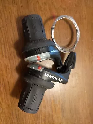 SRAM X-7 3x9-Speed Amy GripShift Shifters X7 • $45