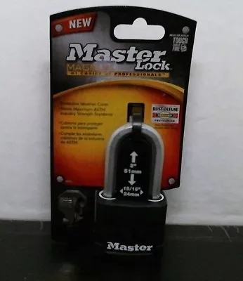 Master Lock M515XKADLH Magnum Keyed Padlock W/ Protective Weather Cover F.S. • $15