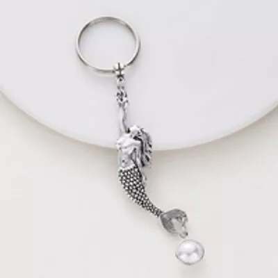 Fashion Ocean Mermaid Alloy Keychain Bag Pendant • $12.95