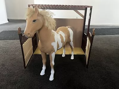 Our Generation By  Battat Horse & Stable (huge) Quality Paint Horse 53cm Tall • $110