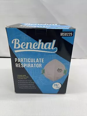 New Benehal N95 Particulate Respirator Masks 20 Pack Landscape Contractor • $13.99