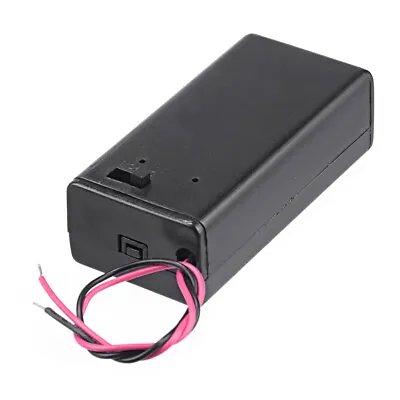 £2.66 • Buy 9V Battery Holder With Connection Wire Cable And On Off Switch PP3 Case Box 4C3