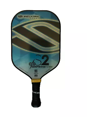 Selkirk Sport Pickleball Paddle AMPED S2 MW Blue/Black/Yellow Factory 2nd • $89.99