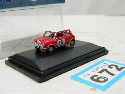 Oxford Diecast 1:76 Mini Cooper S MK11 1968 Monte Carlo Rally Box 76MCS001 • $8.71