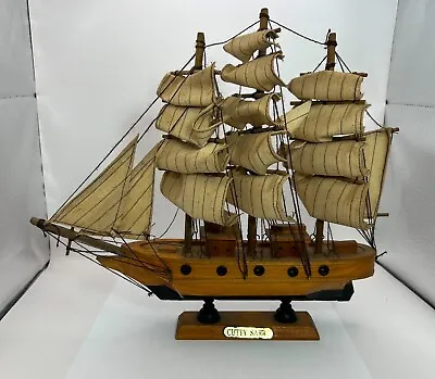 Vintage Cutty Sark 1869 Clipper Ship Model Wood Nautical -KR458 • $15