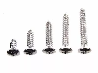 Ford Interior Screws- #10 X 1/2  To 1-1/2  Long Oval Head- 125pcs (25ea)- #360 • $29.95