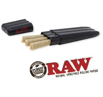 RAW Rolling Papers THREE TREE CONE CASE Eco Friendly Earth Plastic Pocket Size  • $7.49