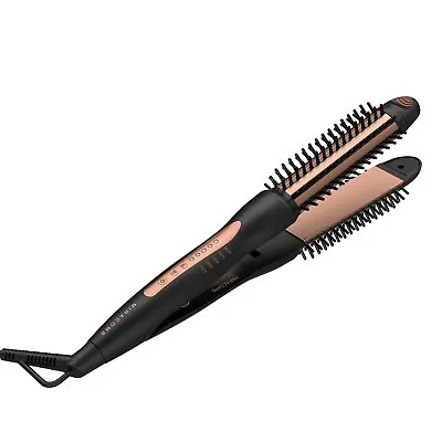 MIRACOMB 3-in-1 Hair Straightener Curling Iron 1.25 Inch Tourmaline Ceramic Flat • $34.95