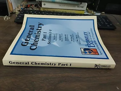 The Berkeley Review  General Chemistry Part 1 Book 2010 • $13.99