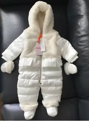New/Tags Gorgeous Ted Baker Newborn 0-3 Months Pram/ Snow Suit RRP£65 • £25