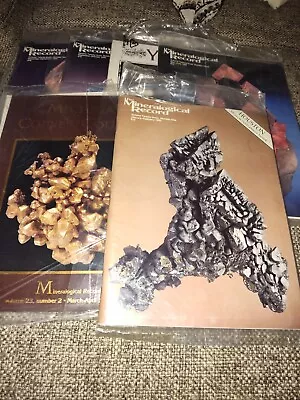 1992 Mineralogical Record Magazines Complete Year • $65