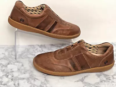 BORN Men's Maros Leather Upper Shoes Natural Light Brown  US Size 11.5 M • $34.99