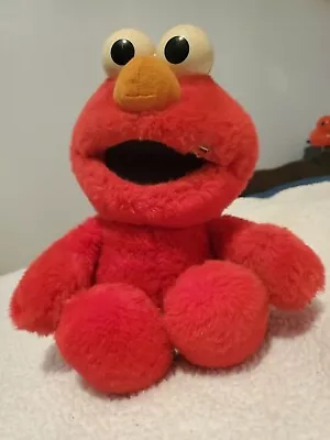 Vintage 1996 Tyco Sesame Street TICKLE ME ELMO 16' Plush Talking Doll RARE MINT • $10.99