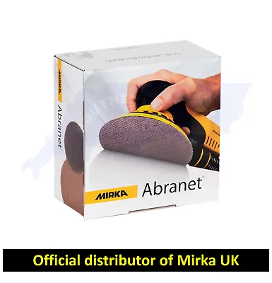 £7.04 • Buy Mirka Abranet 125mm Sanding Discs - Packs 5/10/25/50- All Grits From P80 To P400