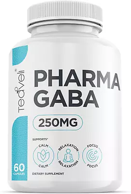 Pharma GABA 250 Mg– Naturally Fermented GABA Supplement– Clinically Proven To Su • $35.92