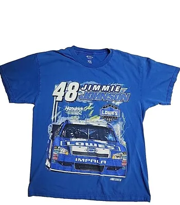 Jimmie Johnson Nascar Men's Vintage Tshirt  Large Racing Lowes Car • $12.99