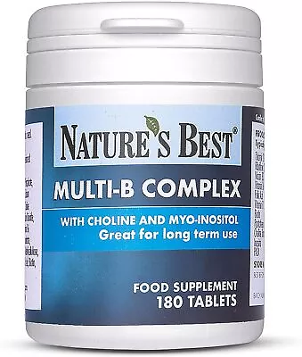 Multi B Complex Tablets With Choline & Inositol | Powerful B Complex Containing • £17