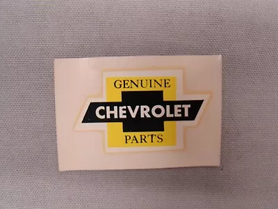 $15.99 • Buy Vintage Genuine Chevrolet Parts Sticker Chevy Dealer Sticker Chevy Dealership Gm