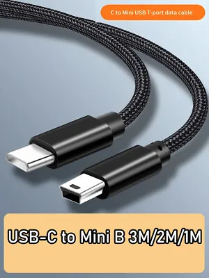 USB-C To Mini USB Cable Type C To Mini USB 5 Pin OTG Fast Charger Data Sync Cord • $5.99