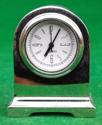 Novelty Stainless Steel Miniature Clocks Selection. • £12.99