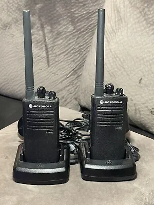 LOT (2) Genuine Motorola CP110m Two Way MURS Radio RDX Fully Tested & Guaranteed • $169.99