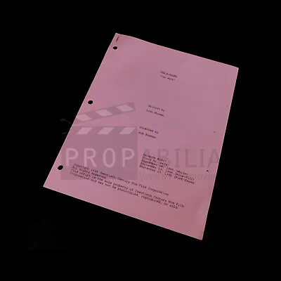 THE X-FILES The Walk's Partial Pink Script S03E07 Prop (9516-8210) • $75