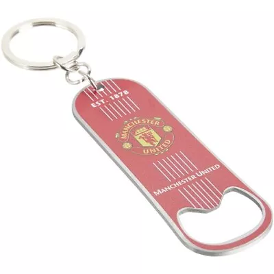 Manchester United Retro Kit Bottle Opener Keyring • £6