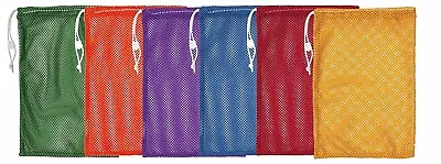 Champion Sports 6-Pack Mesh Equipment / Ball Bags 6 Color Set 12  X 18  • $24.99