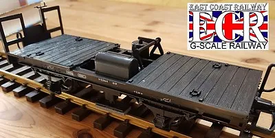 BRAND NEW G SCALE 45mm GAUGE TRUCK & FITTED LGB RAIL TRACK CLEANER RAILWAY TRAIN • £42.95