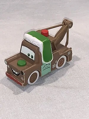 Cars Mater “Mater Saves Christmas” Disney Pixar Wooden Tow Mater • $15