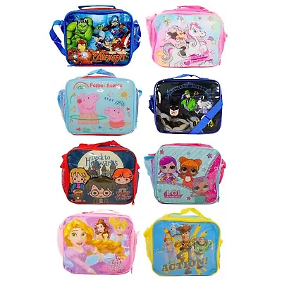 Disney Lunch Bag Cartoon Character Children Boys Girls Princess Marvel Avengers • £7.95