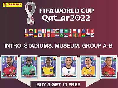 Panini Fifa World Cup 2022 Sticker Collection Intro Stadiums Museum Group A-b • £0.99