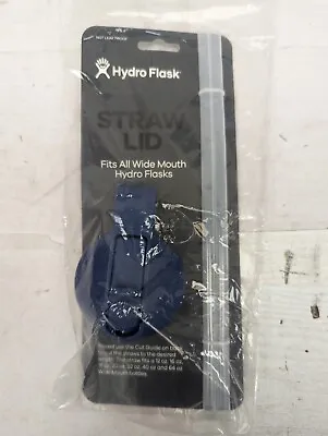 Hydro Flask Wide Mouth Straw Lid - Cobalt For All Wide Mouth Hydro Flask ER • $6.99