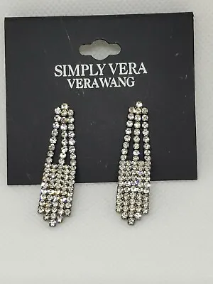 Simply Vera Vera Wang Chandler Rhinestone Earrings • $6.47