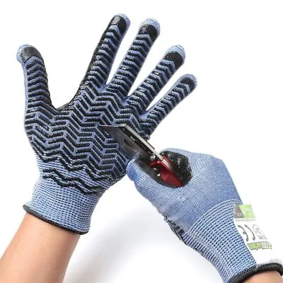 247Garden Cut-Resistant Gloves W/Stainless Steel Fabric Wire Protection W/Grips  • $7.95