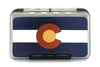 Montana Fly Company Waterproof Fly Box Colorado State Flag Medium • $30