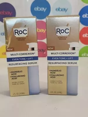 Lot Of 2 RoC Multi Correxion Even Tone + Lift Resurfacing Serum • $19.85
