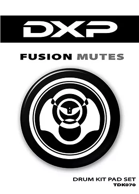 Dxp 7 Piece Rubber Drum Pad Muffler Mute Set For Fusion Kit Practice – Tdk070 • $87