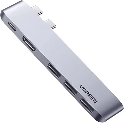$53.13 • Buy UGREEN USB C Hub For MacBook Pro USB Type C To 4K HDMI, Thunderbolt 3 100W Power