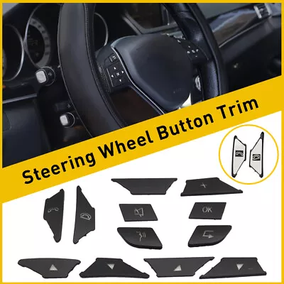 For Mercedes Benz E C G 2012-16 Class Interior Steering Wheel Button Cover Trim • $13.29