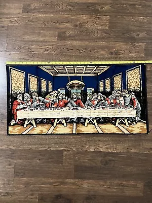 Last Supper Jesus Rug Tapestry Vintage • $45