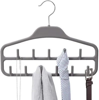 $15.05 • Buy Belt Hanger Organizer Tie Rack Holder Scarf Ties Closet Rotating Storage Hooks